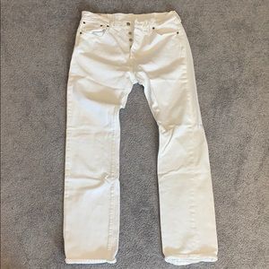 Levi’s 501 white 33x34